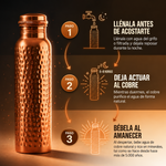 Botella de Agua de Cobre Puro de Maria