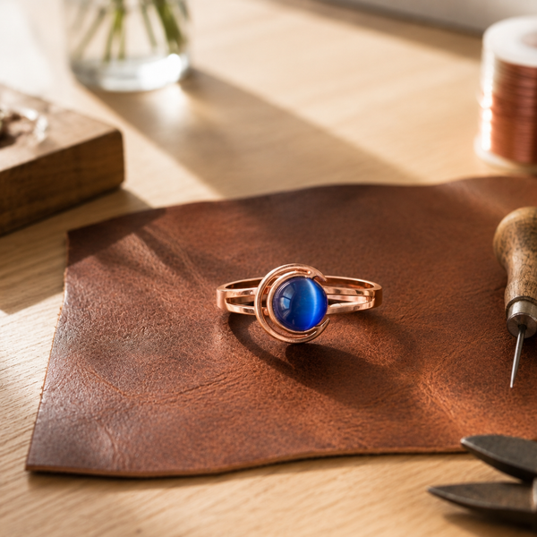 Pulsera de Cobre con Esfera de Maria