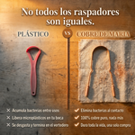 Raspador de Lengua de Cobre Puro