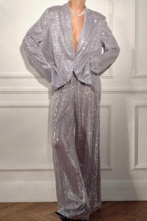 Chaqueta de Traje con Lentejuelas Maxwell