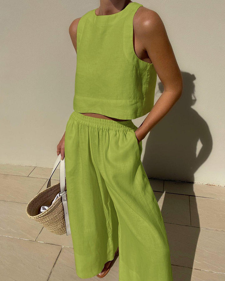 Conjunto de Dos Piezas Sin Mangas Sienna