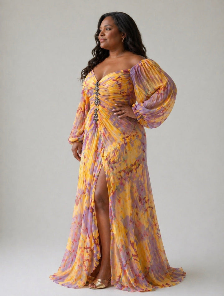 Ellis & Johnson™ | Vestido Elegante con Escote en V