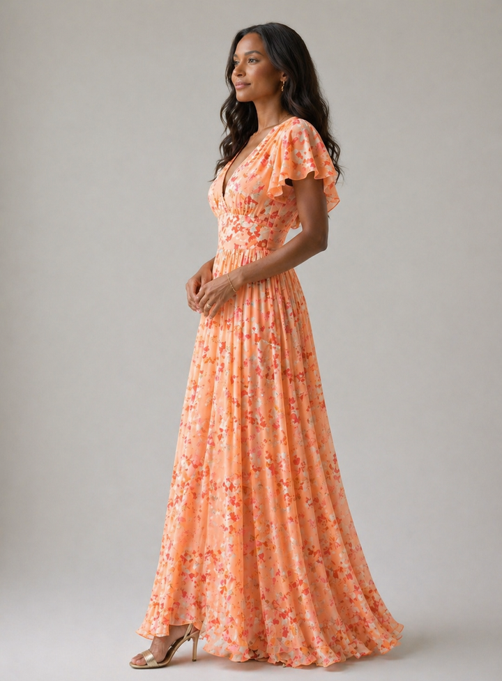 Ellis & Johnson™ | Vestido Glamuroso con Cobertura para el Abdomen