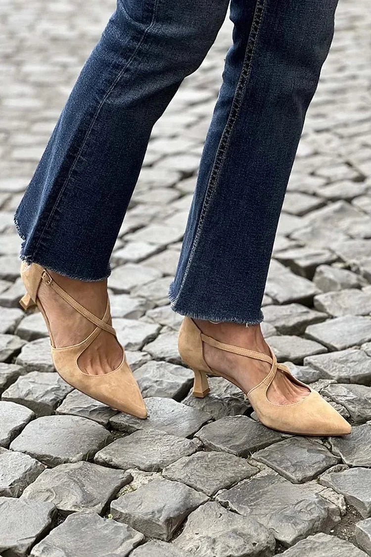 ZAPATOS CON TIRA ENTRELAZADA