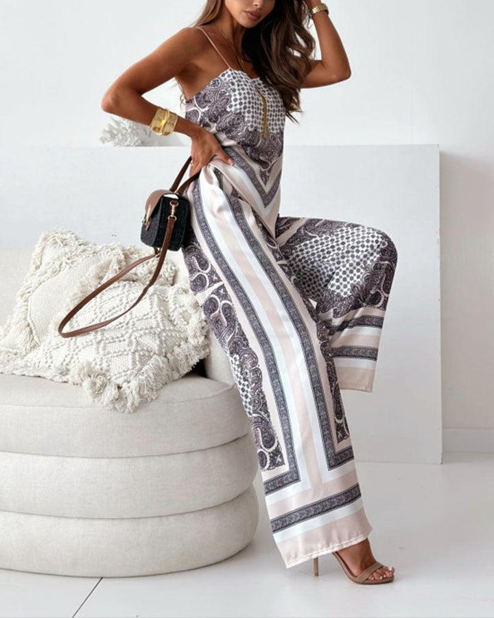 Conjunto de Chaleco y Pantalones Lila con Diseño