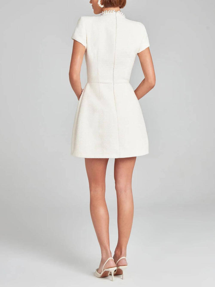 Vestido Mini con Bolsillo Lila