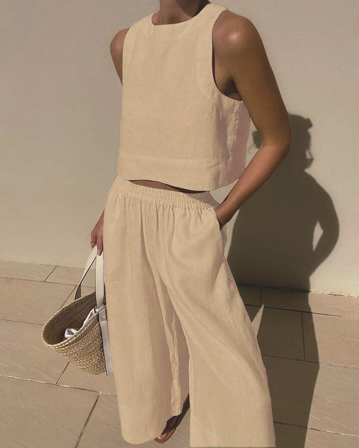 Conjunto de Dos Piezas Sin Mangas Sienna