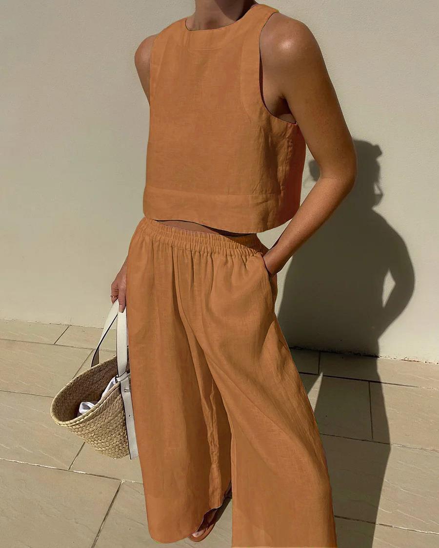 Conjunto de Dos Piezas Sin Mangas Sienna