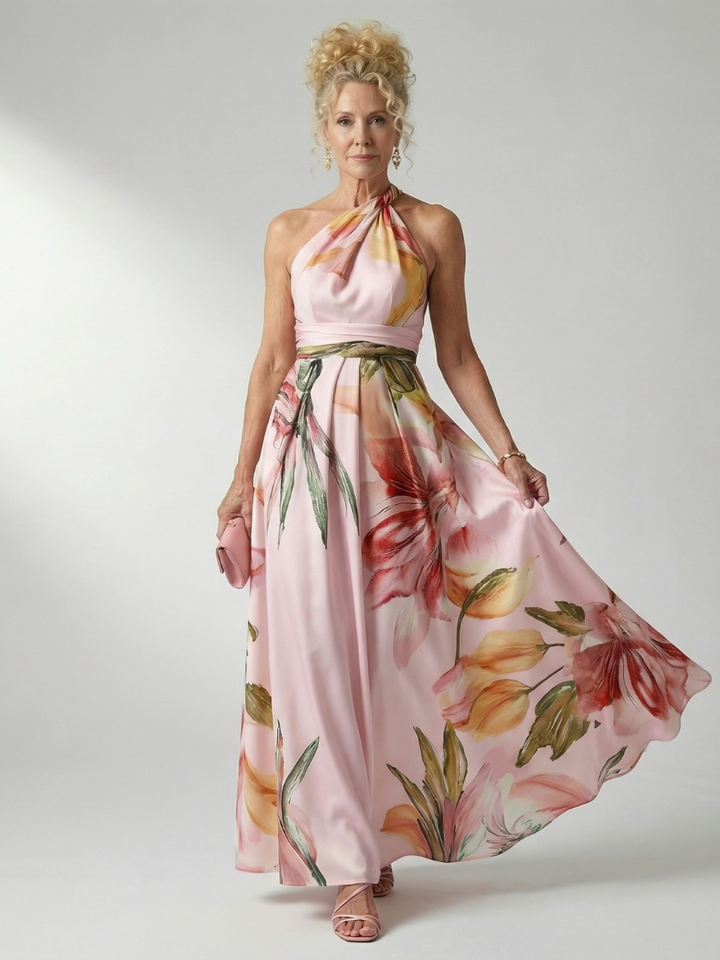 Amiel | Vestido Maxi Floral Liviano