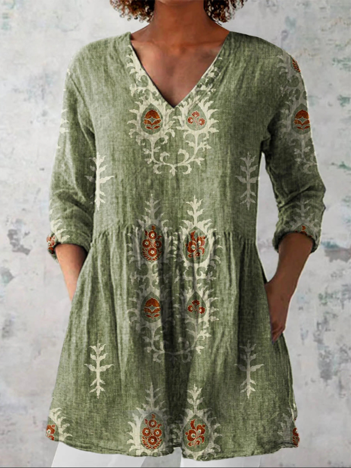 "Elise | Blusa Larga con Escote en V"