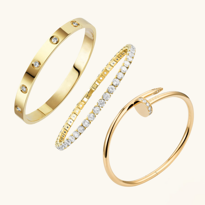 Conjunto de Pulseras de 3 Piezas 'Julia'