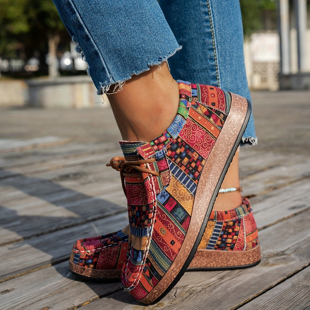Zapatos Estampado Patchwork™ | Diseño único con estilo atrevido