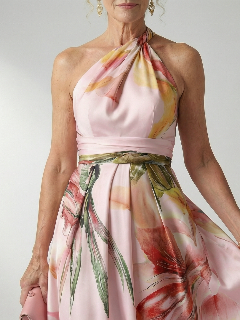 Amiel | Vestido Maxi Floral Liviano