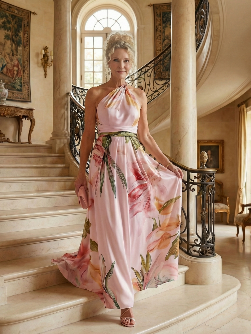 Amiel | Vestido Maxi Floral Liviano