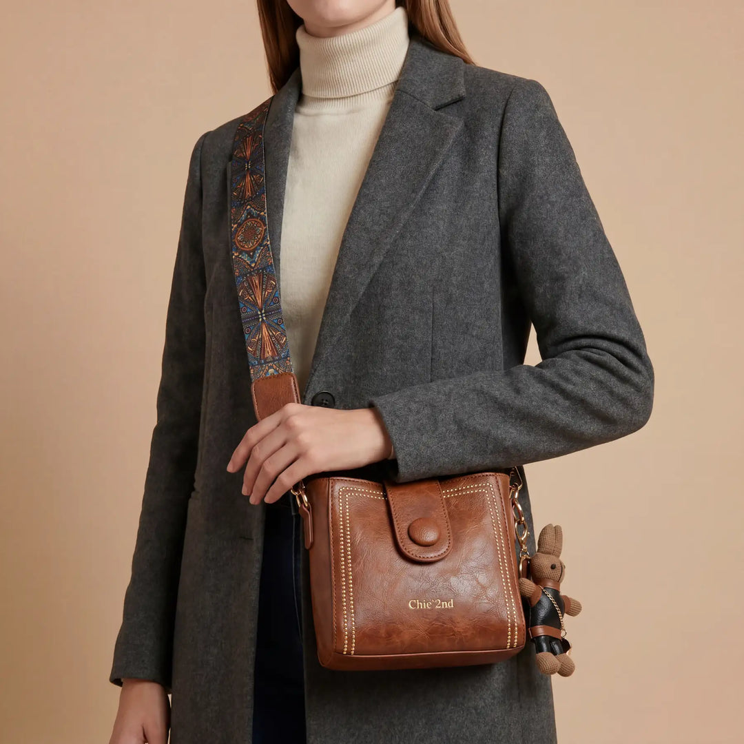 Bolso tipo Satchel + Muñeco Arion de obsequio
