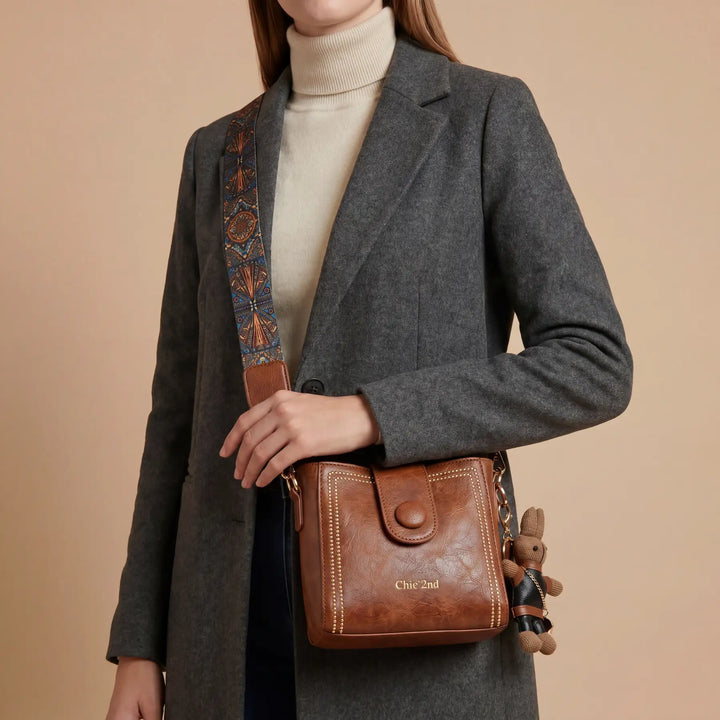 Bolso tipo Satchel + Muñeco Arion de obsequio