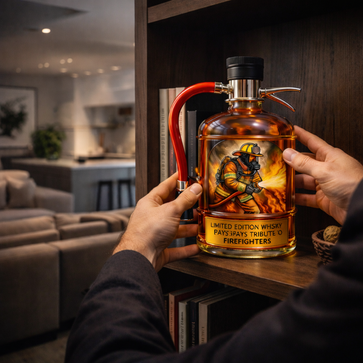 Decantador de Whisky - Edición Extintor de Fuego