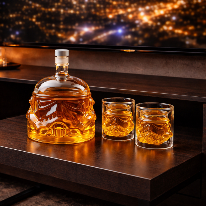 Decantador de Whisky - Set con Decantador y Vasos