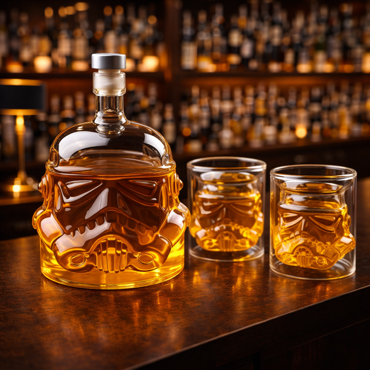 Decantador de Whisky - Conjunto con Decantador y Copas