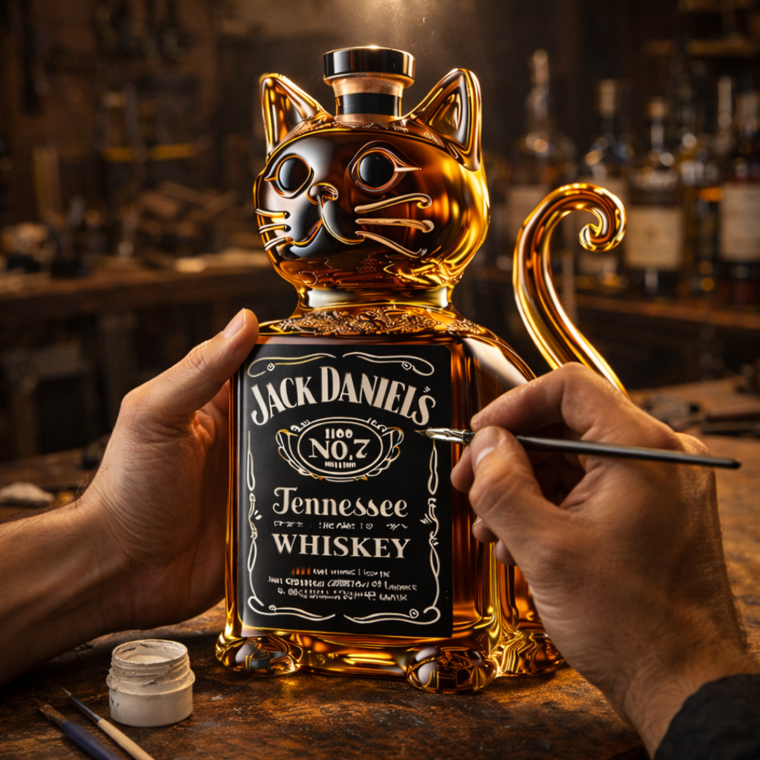 Decantador de Whisky - Edición Gato