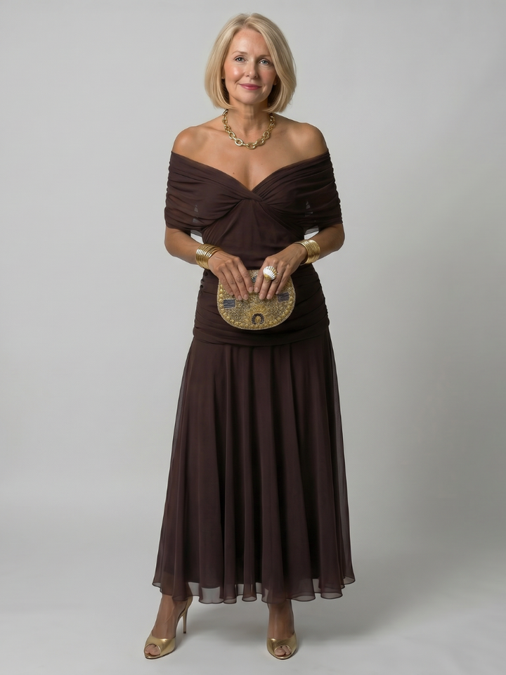 Ellis & Johnson™ | Vestido Midi Flow