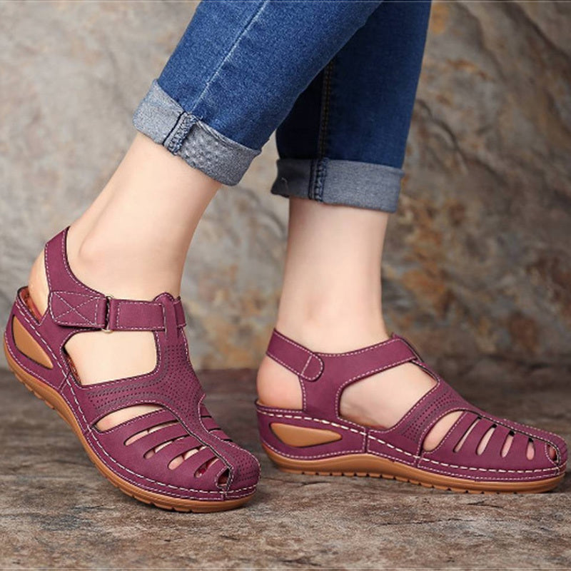 Leni – Sandalias de confort con suave elevación