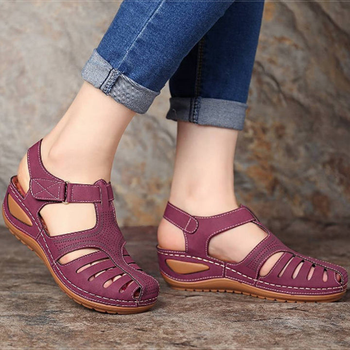 Leni – Sandalias de confort con suave elevación