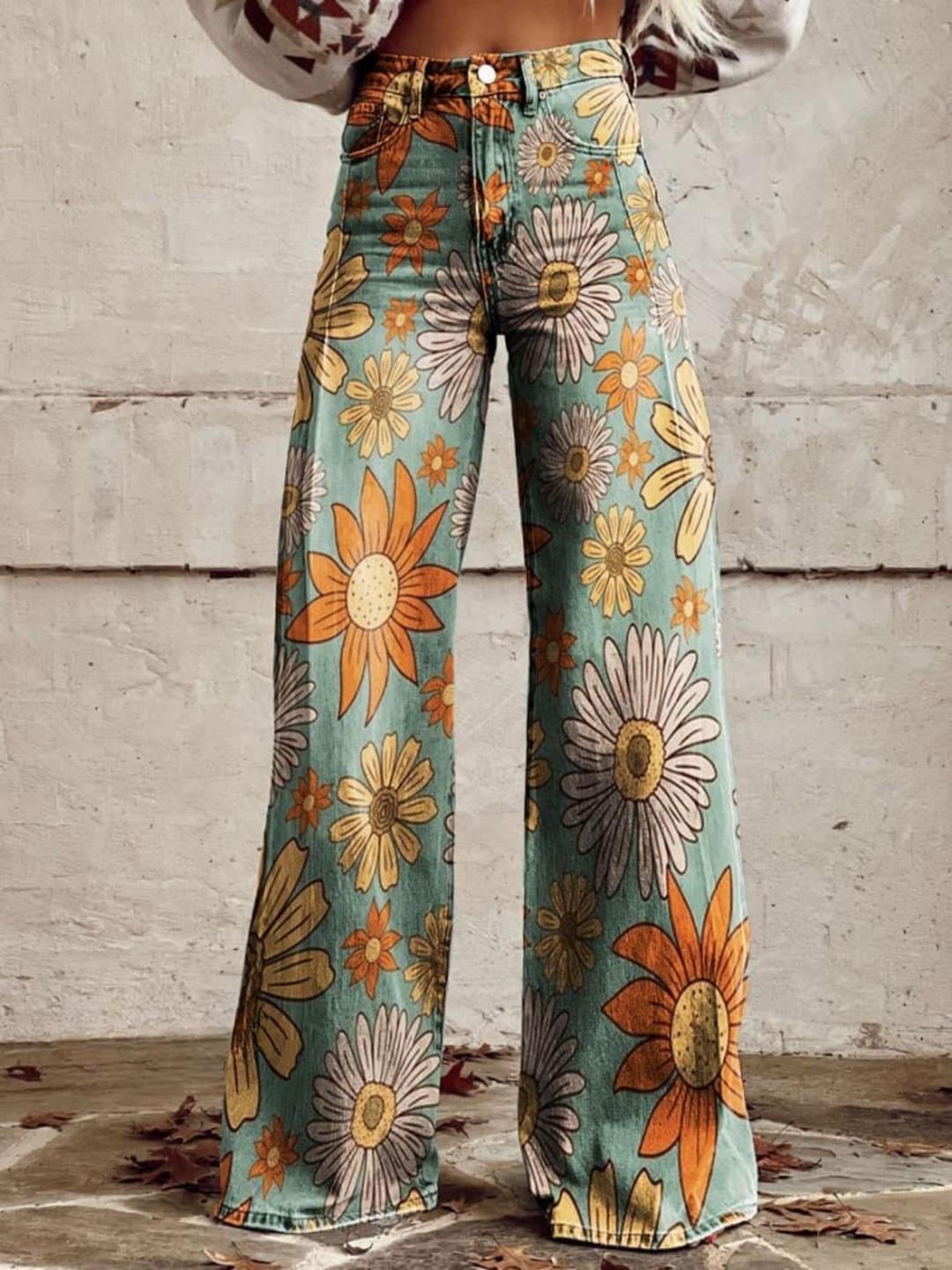 Cirilla - Pantalones Palazzo Floral