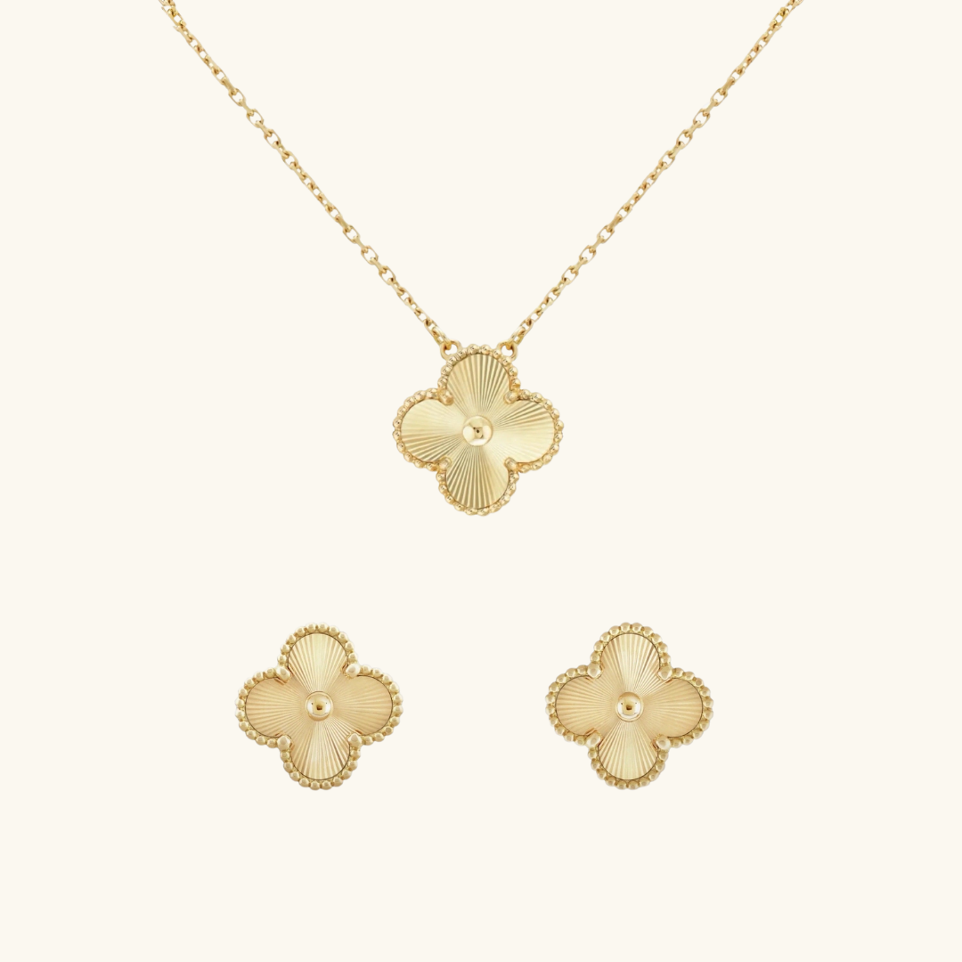CLOVER | Guilloché Dorado en 2 Paquetes