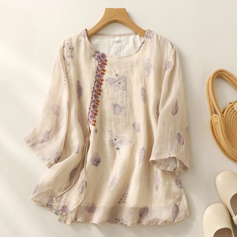 Noelle™ | Blusa Floral Casual