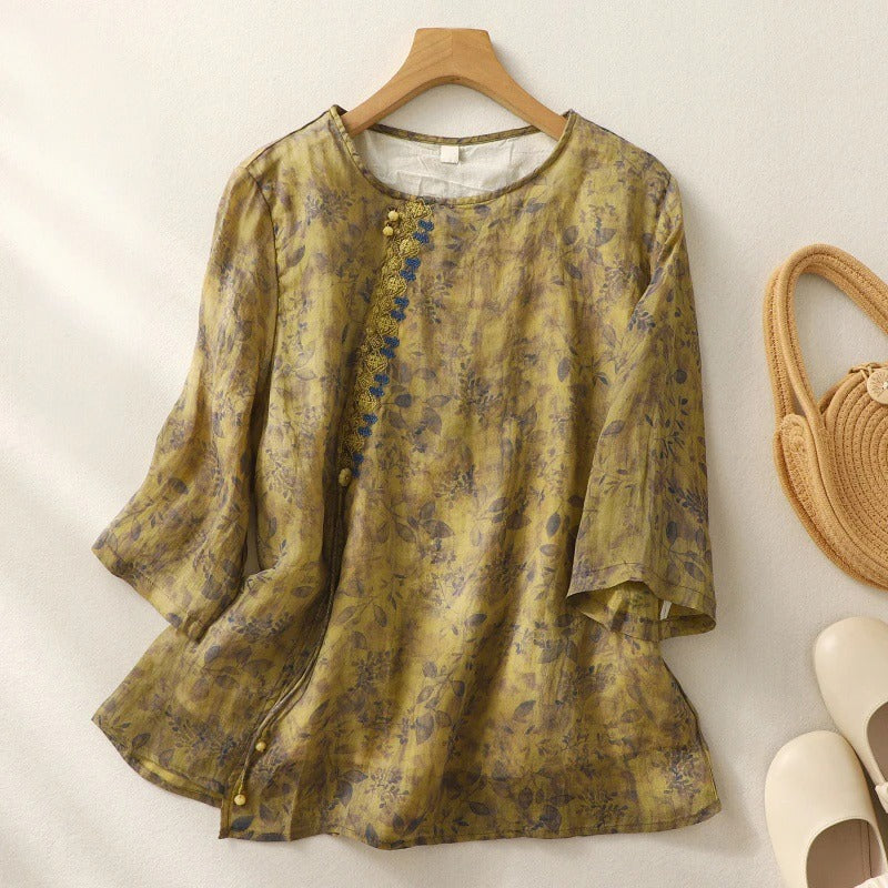 Noelle™ | Blusa Floral Casual