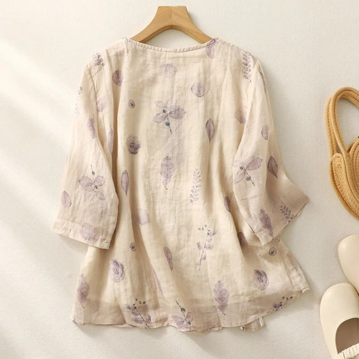 Noelle™ | Blusa Floral Casual