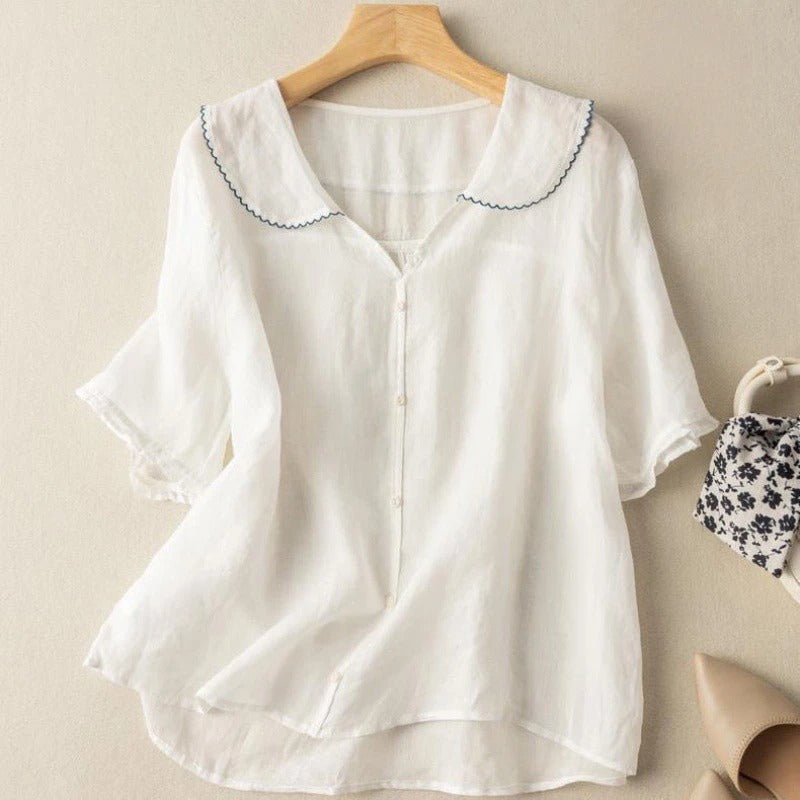 Kristy™ | Blusa Vintage con Detalle de Botones
