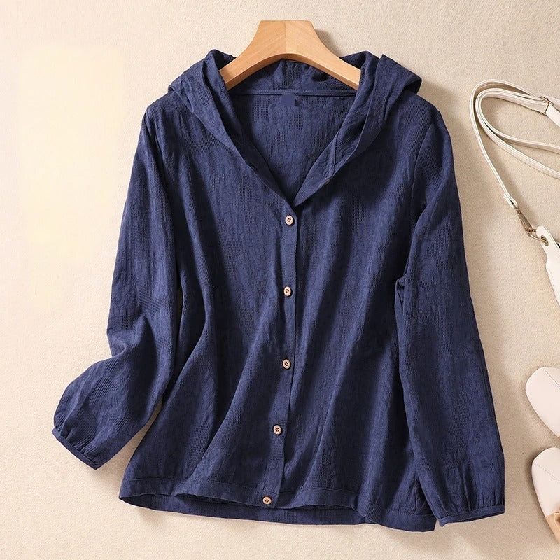 Mia™ | Camisa con Capucha Casual