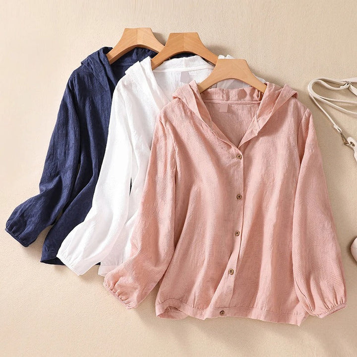 Mia™ | Camisa con Capucha Casual