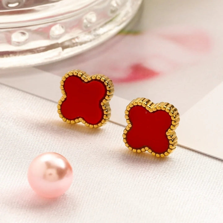 CLOVER | Aretes Rojos