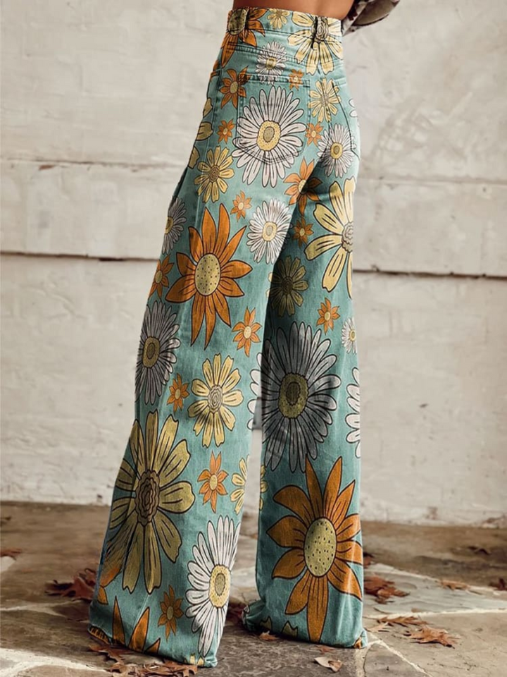 Cirilla - Pantalones Palazzo Floral