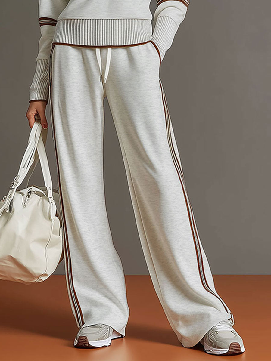 "Marietta – blusa y pantalón de pierna ancha"