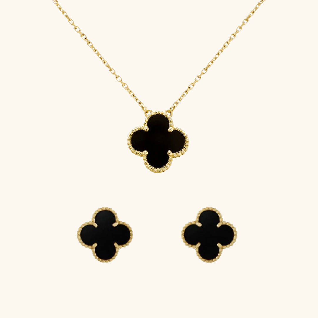 CLOVER | Negro Dorado Paquete de 2