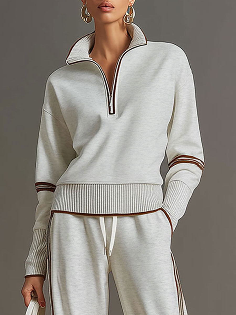 "Marietta – blusa y pantalón de pierna ancha"