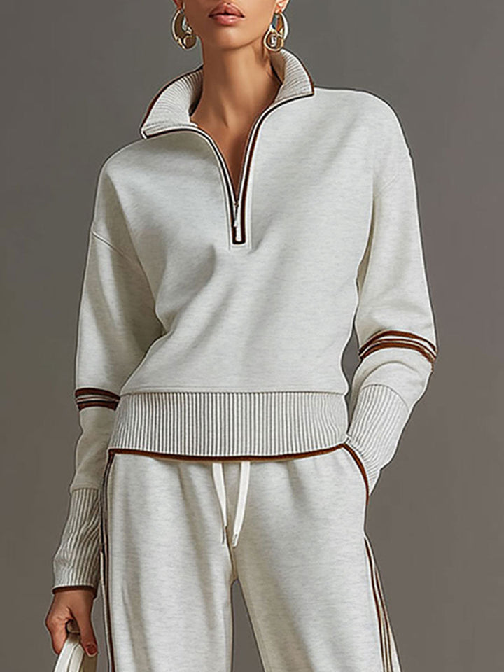 "Marietta – blusa y pantalón de pierna ancha"