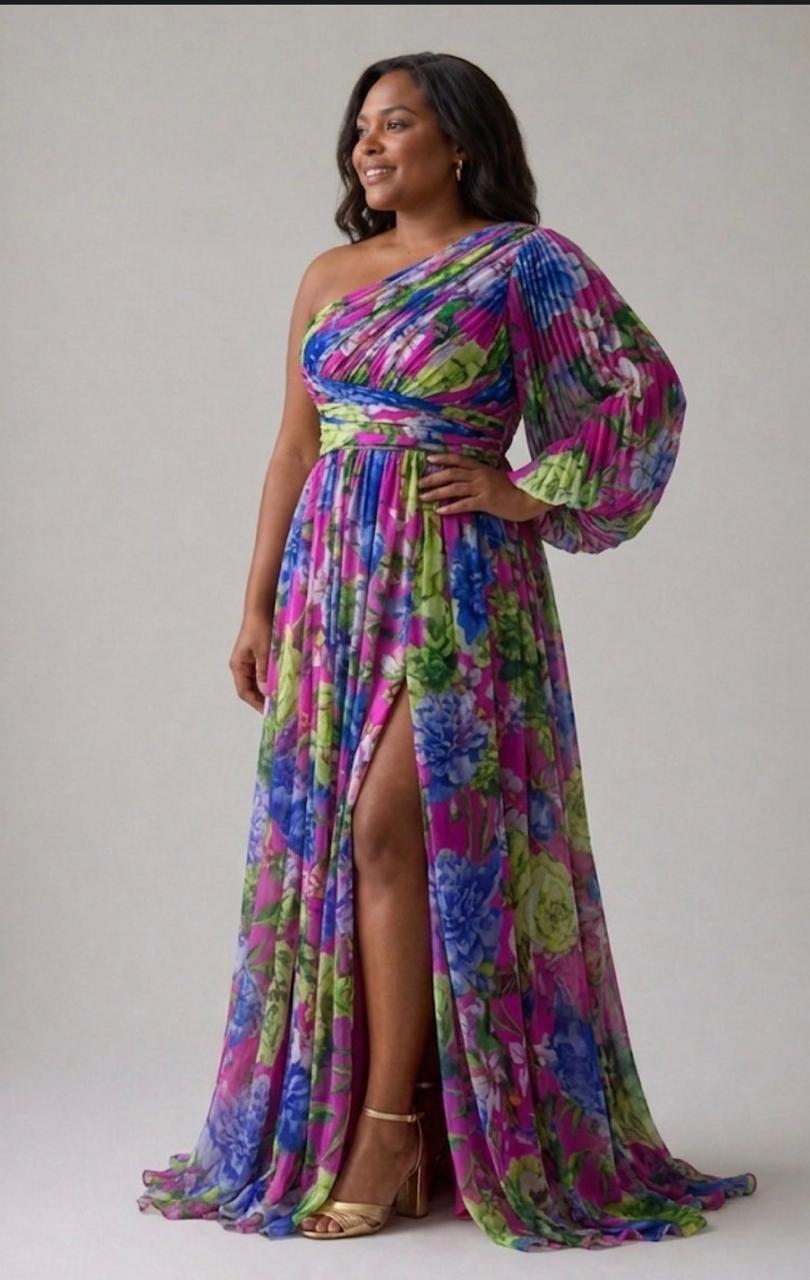 Ellis & Johnson™ | Vestido Drama Flor de Primavera