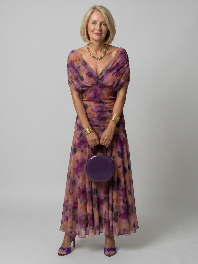 Ellis & Johnson™ | Vestido Midi Flow