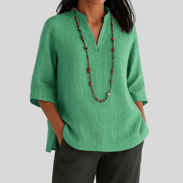 Claudia™ | Blusa de Elegancia Relajada