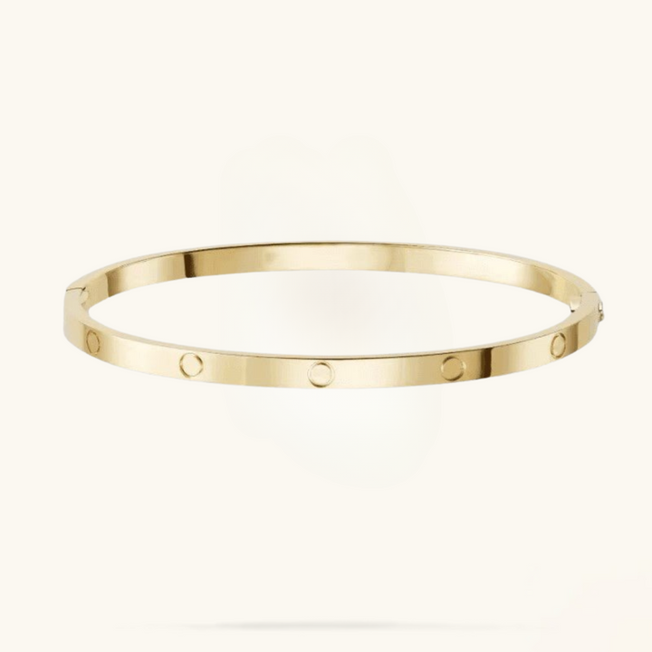 ETERNIDAD | Pulsera Delgada de Oro