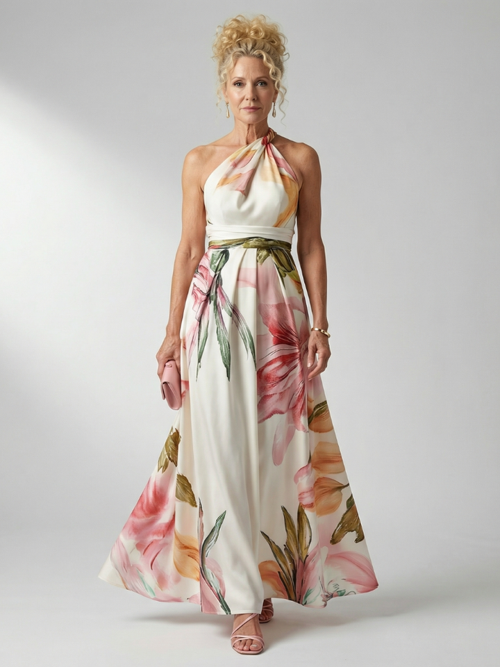 Amiel | Vestido Maxi Floral Liviano
