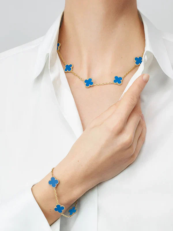 CLOVER | Pulsera Azul