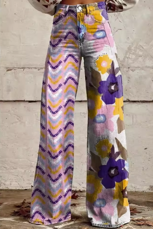 Isadora - Pantalones con Flores