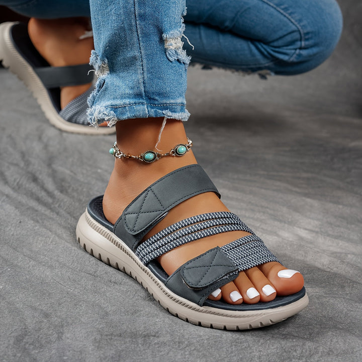 Cleo - Sandalia deportiva cómoda con suela de plataforma