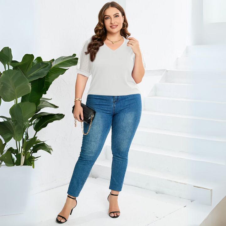 Sophie™ | Blusa Elegante de Cuello en V
